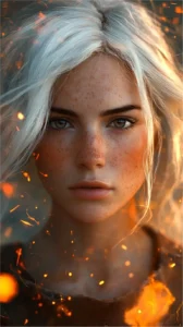 Embers of Resolve: A Warrior’s Spirit