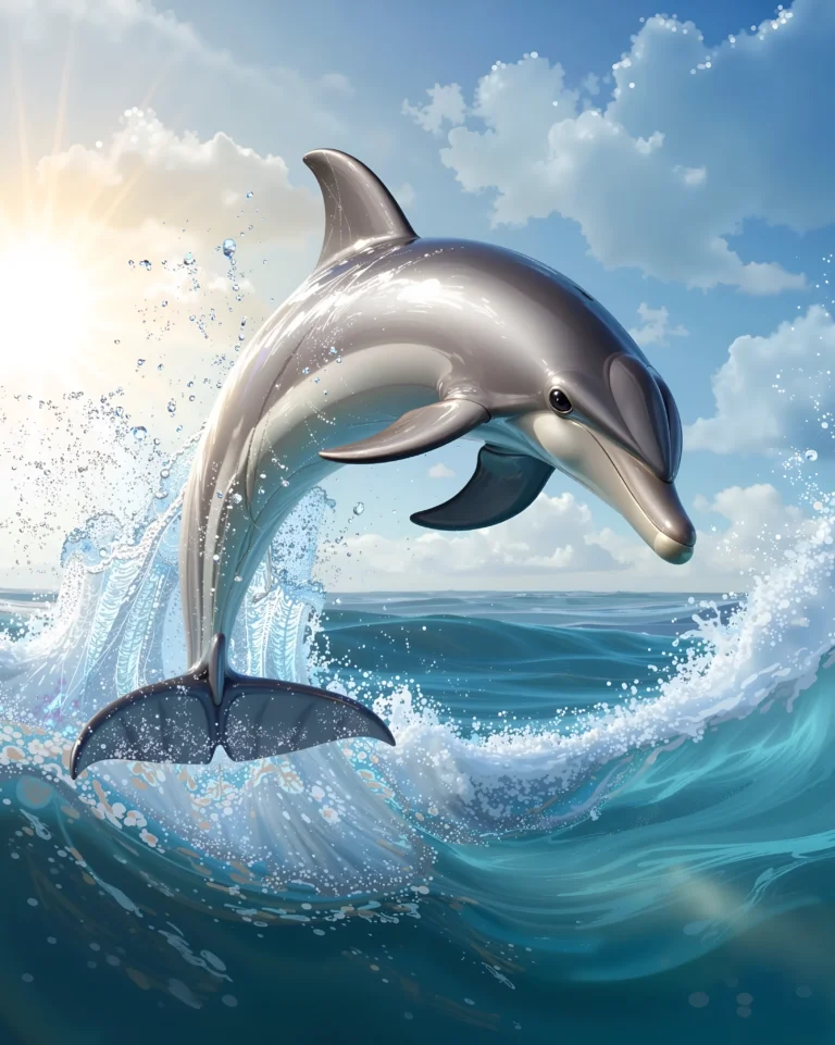 The Playful Dolphin’s Leap