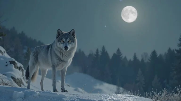 The Noble Grey Wolf
