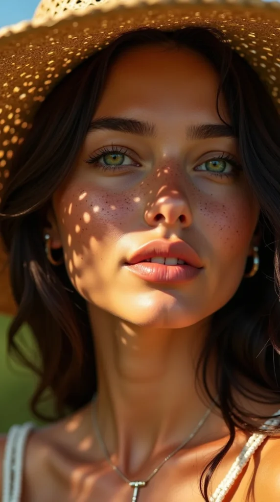 Golden Hues: A Sunlit Gaze