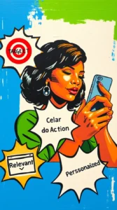 Icons and Push Notification in Roy Lichtenstein Style
