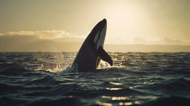 The Graceful Orca in the Ocean