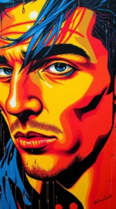Pop Art Portrait of a Man