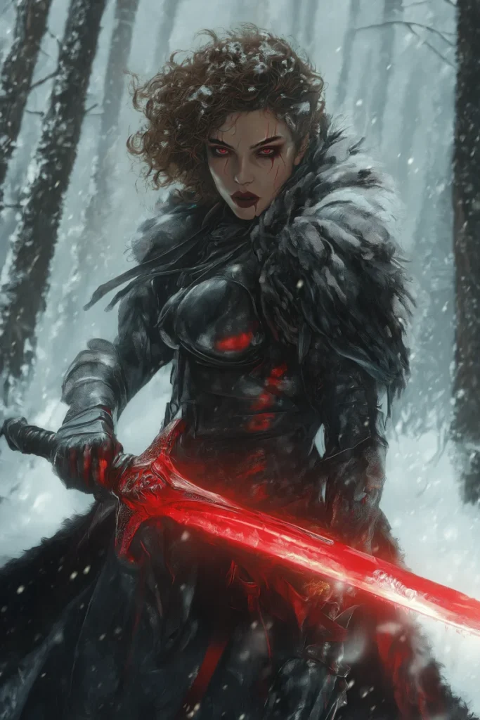 The Crimson Blade of the Frozen Wilds