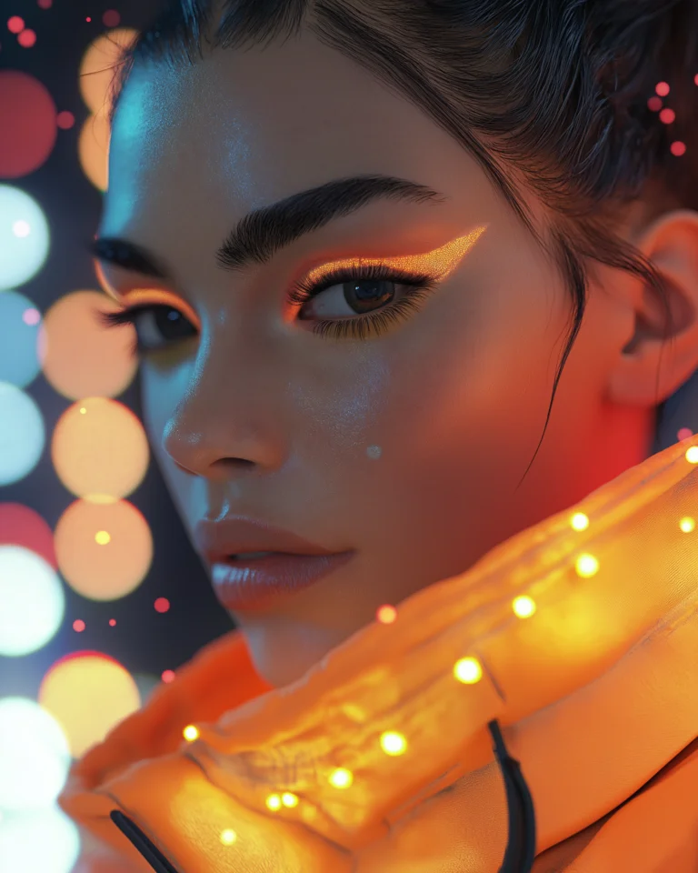 The Neon Sentinel of Cyber City