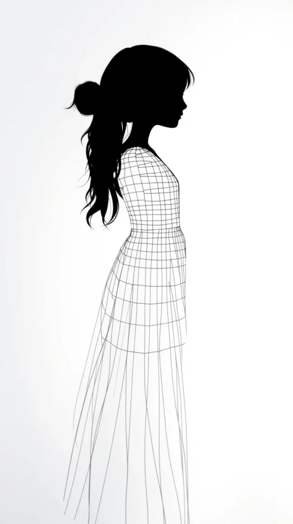 Silhouette Grid Drawing