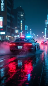Futuristic Police Car