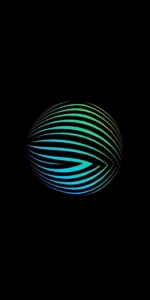 Pulsating Orb with Swirling Energy Lines