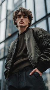 Fashion photo of a male model