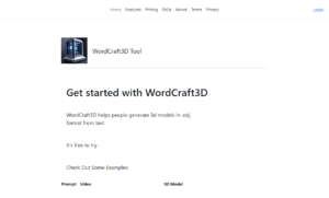 WordCraft3D Tool
