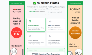 Fix Blurry Photos