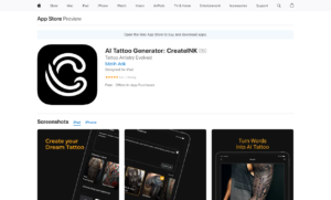 CreateINK: AI Tattoo Generator