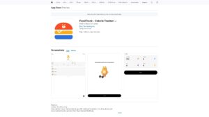FoodTrack – Calorie Tracker