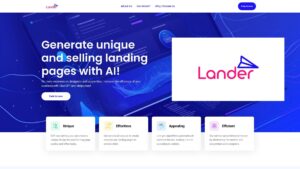 Lander – Landing Page AI Generator