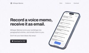 Whisper Memos