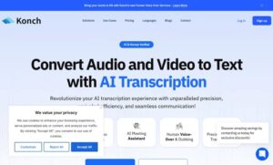 Konch | Automated Transcription Platform