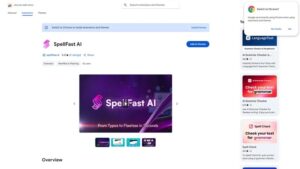 SpellFast AI – Chrome Extension