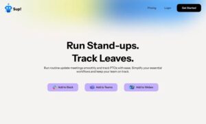 Sup! Standup Bot