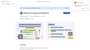 OpenNovel – Chrome Extension
