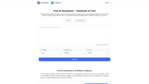 Free AI Text Humanizer & Detector