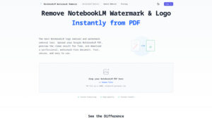 NotebookLM Watermark Remover